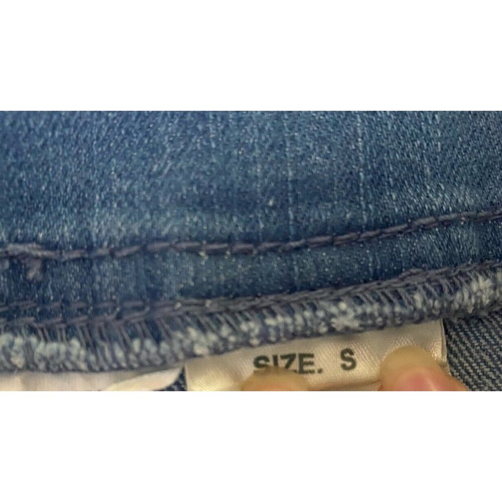 Blair Denim Jean Jacket With Silver Studded Detail & Button Pockets - Picture 9 of 9